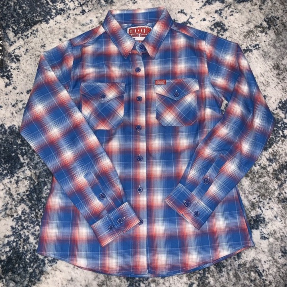 DIXXON FLANNEL Shirt Summit Racing 2.0 Collab Limited Edition Women's M Plaid - Picture 3 of 4